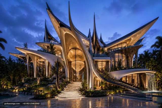 Pustaka arsitektur lokal Papua Barat Daya. — visual arsitektur 1